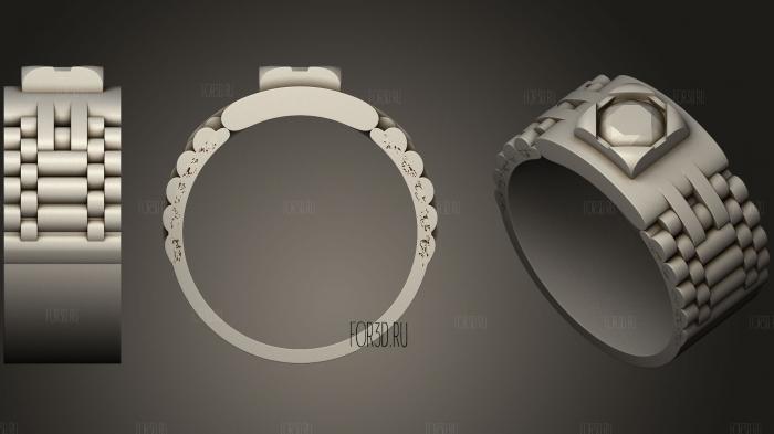 Ring 26 stl model for CNC